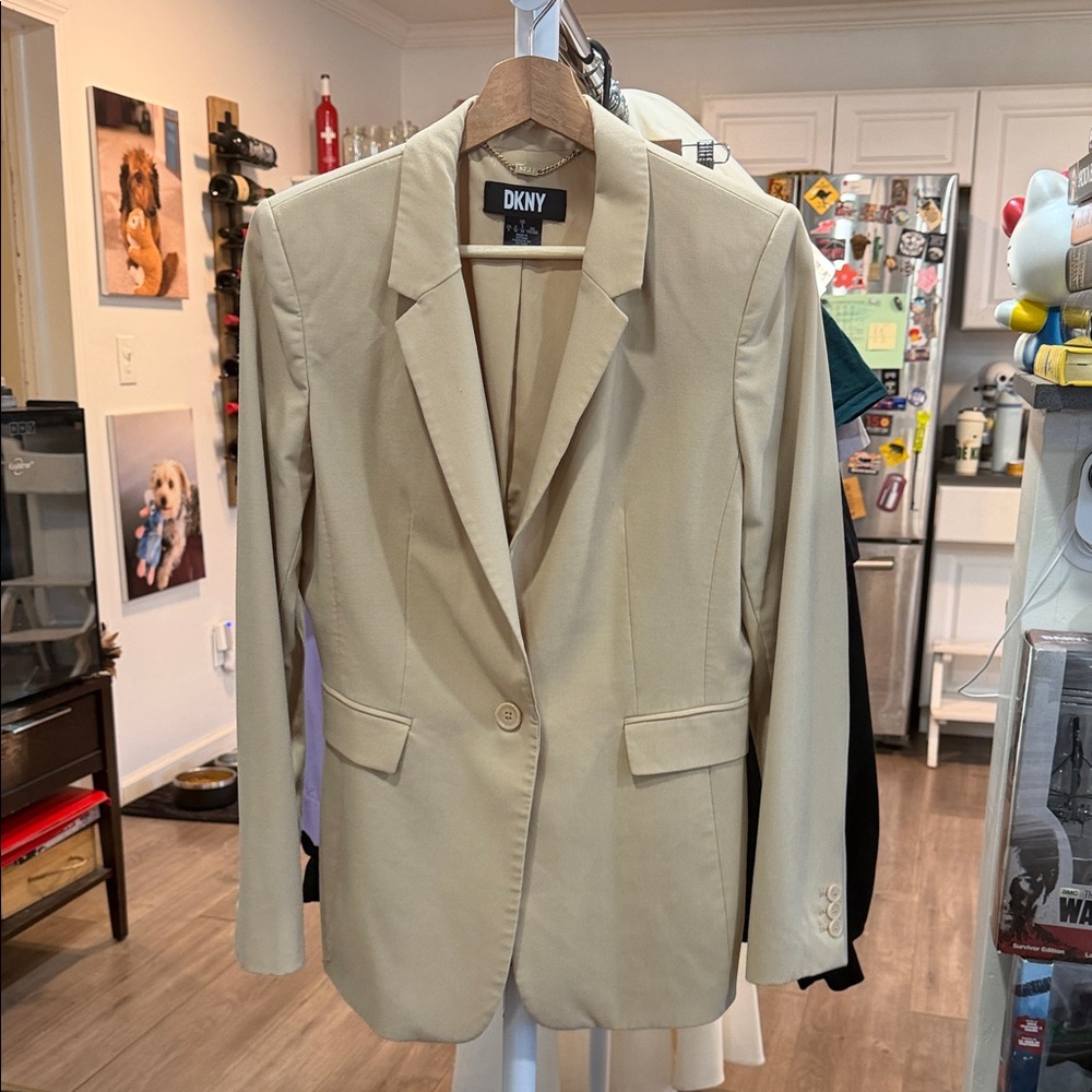 DKNY Women's Cream Blazer